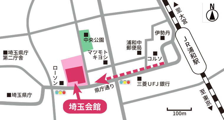 駅からの道順