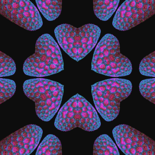 Pollen hearts